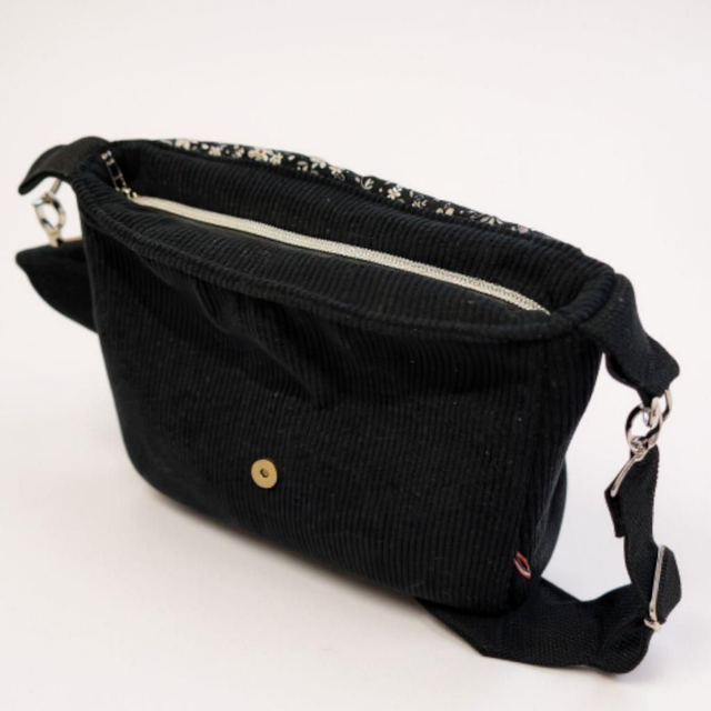 Sac à main MEL velours noir