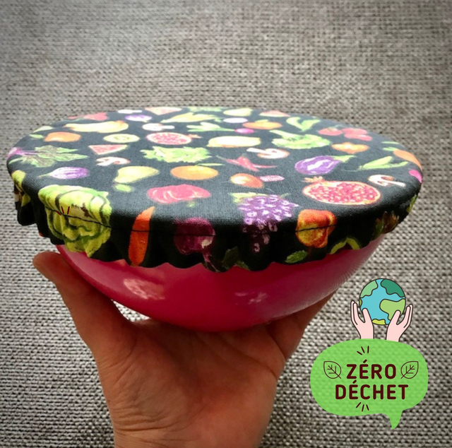 Couvre-plat lavable réutilisable