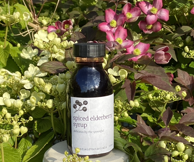 Spiced Elderberry Syrup 