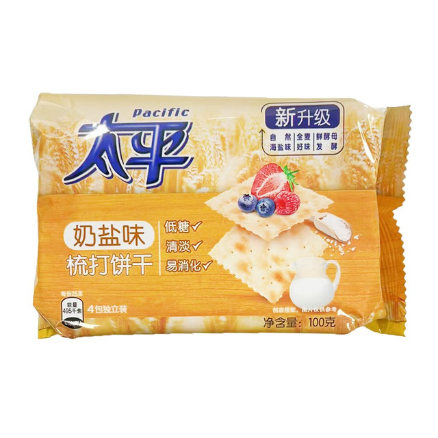 Pacific Saltine Cracker Milk &amp; Salt Flavour 100g