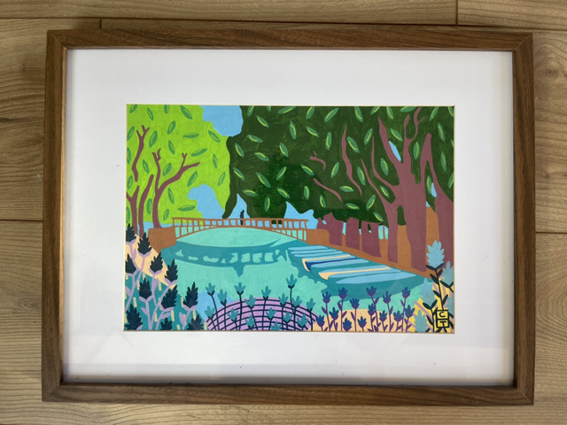 Pont des Amours Annecy A4 Posca 