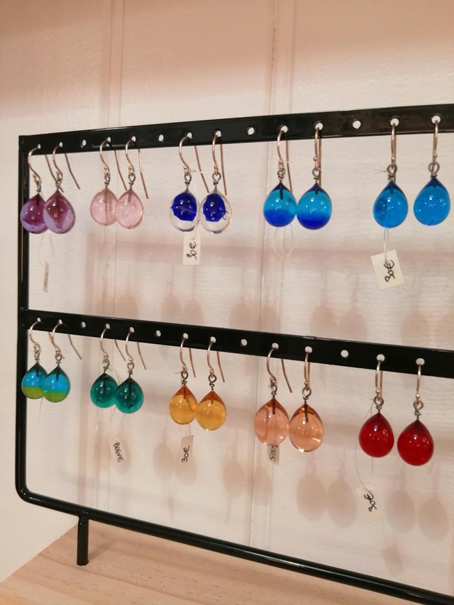 Boucles d'oreille goutte