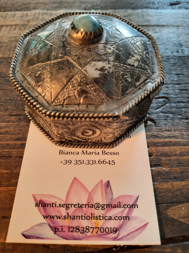 Bruciatore in metallo anticato