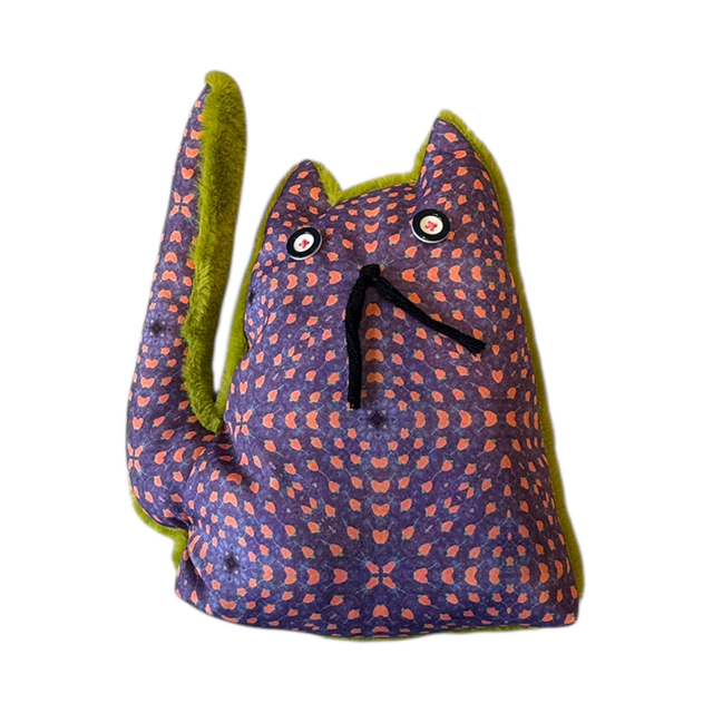 Coussin en forme de chat taille 1 ou 2