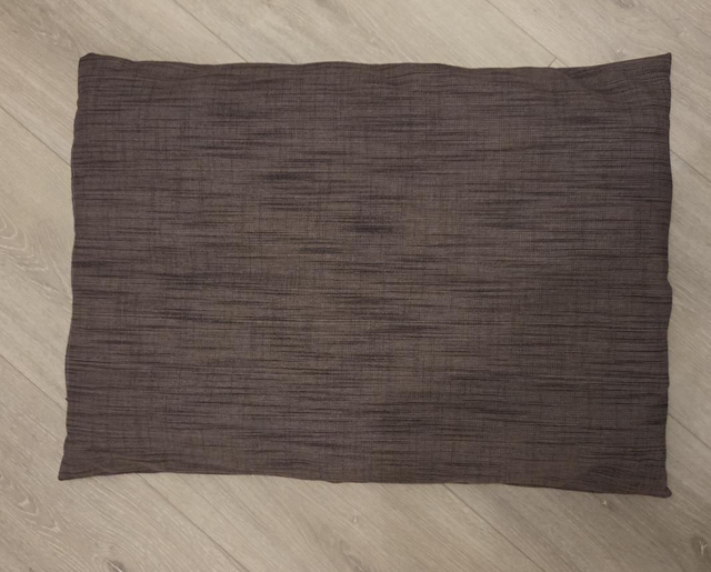 Hundekissen 50x70cm " grau/ obergine "