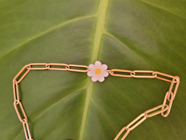 Bulk Halskette mit Blume