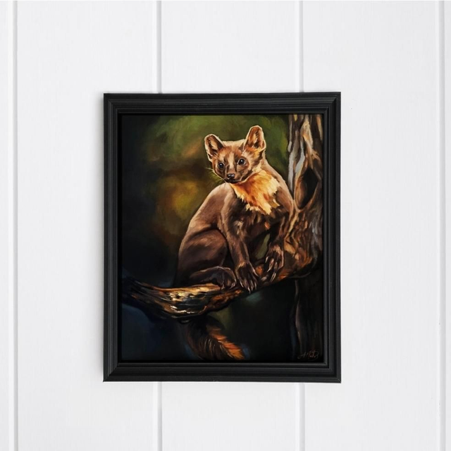 Pine Marten - Original Oil Painting