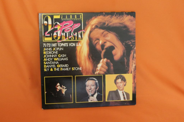 Vinyl LP 25 Jahre internationale POP Musik "71/72"