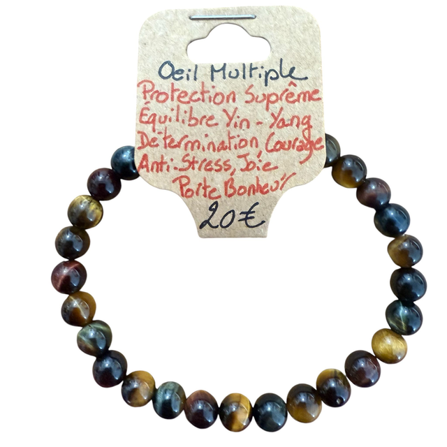 Bracelet Oeil Multiple ~ 6 mm et 8 mm