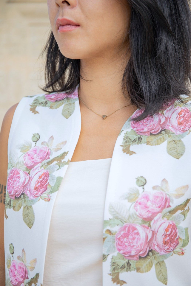 Alba - gilet long sans manches