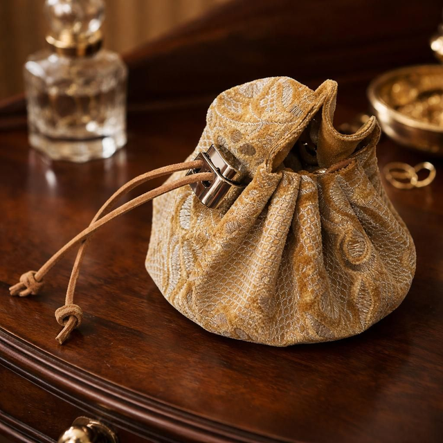 ✨️ PROMO ✨️ Petite bourse en cuir - beige