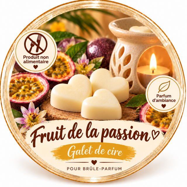Galet de cire - Fruit de la Passion