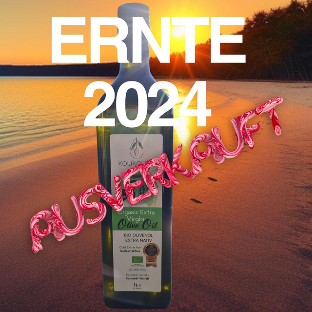 Olivenöl extra nativ Bio - 1 Liter Koukoutsi 