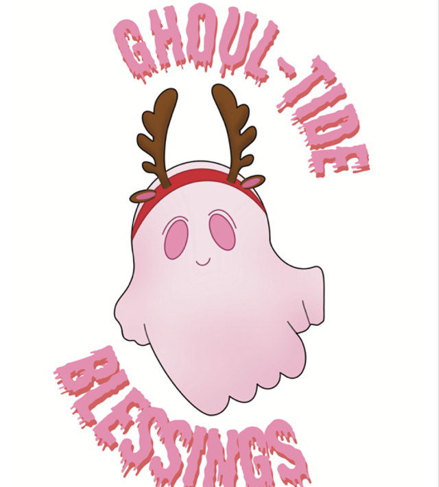 Ghoul-tide Blessings Christmas Card