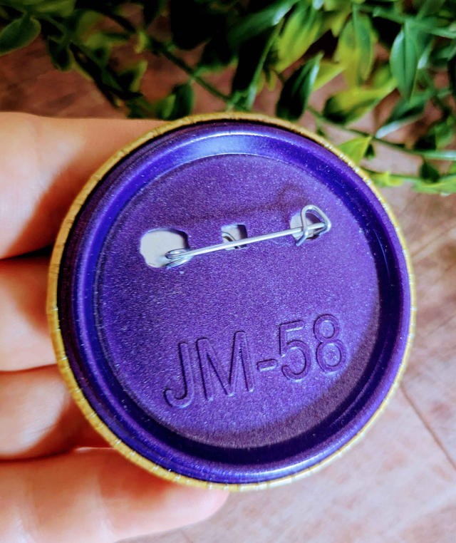 Badge "Palulu" - 58mm - Holographique