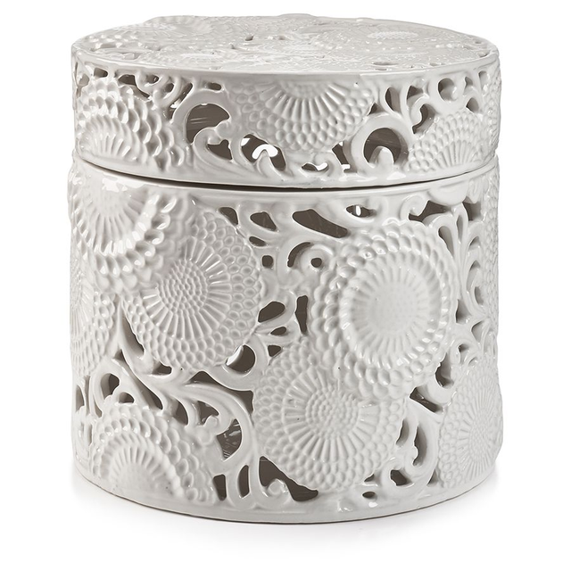 Henriette - Scatola Rotonda Bianca