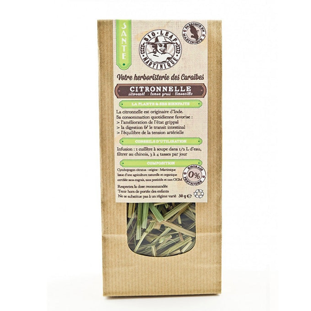 Tisane citronnelle bio sachet de 30g