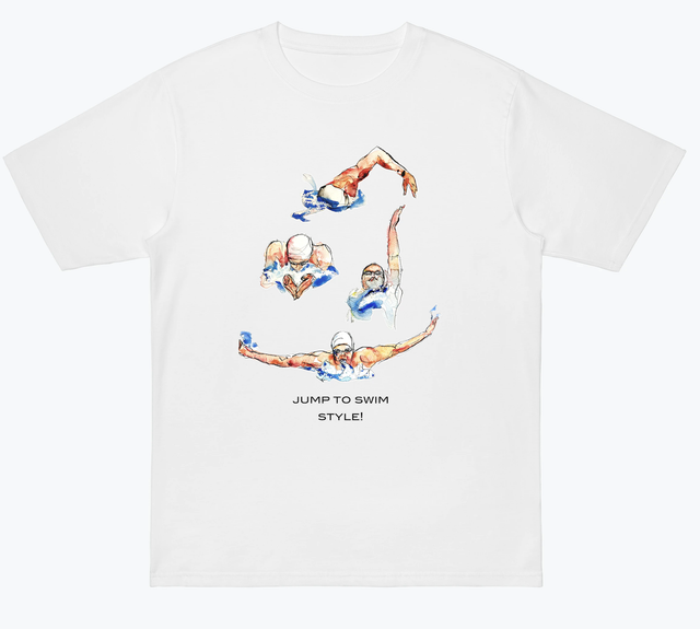 T- shirt Jump to swim style!