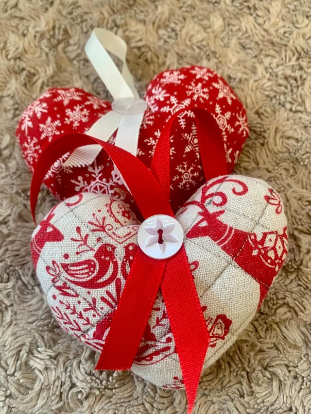 Padded Heart Wall Decoration