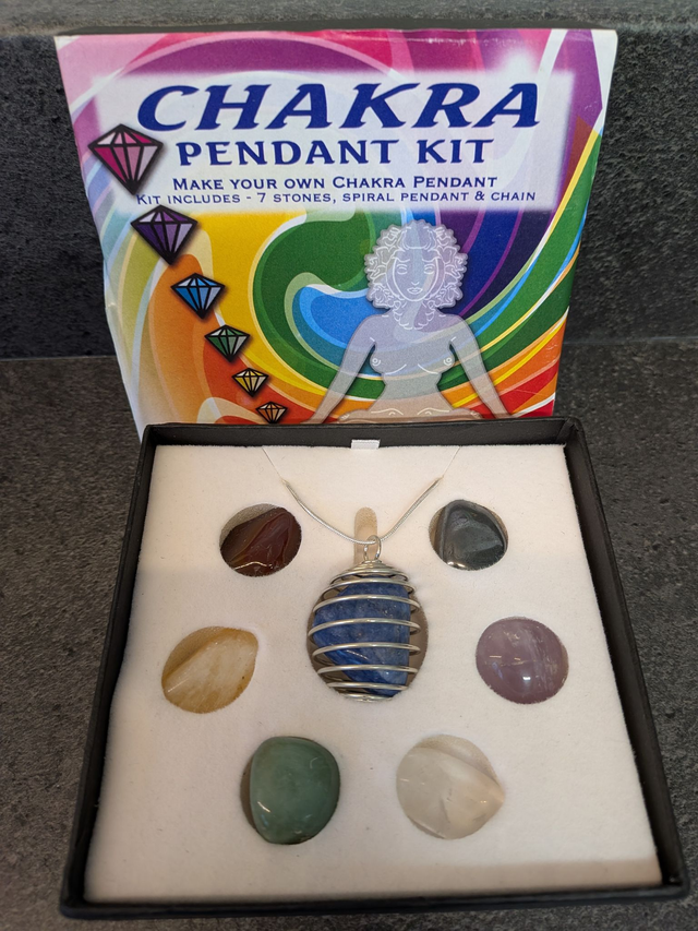 Make your own chakra pendent kit