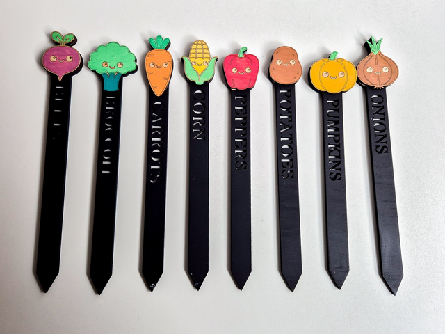 Wooden Vegetable Markers