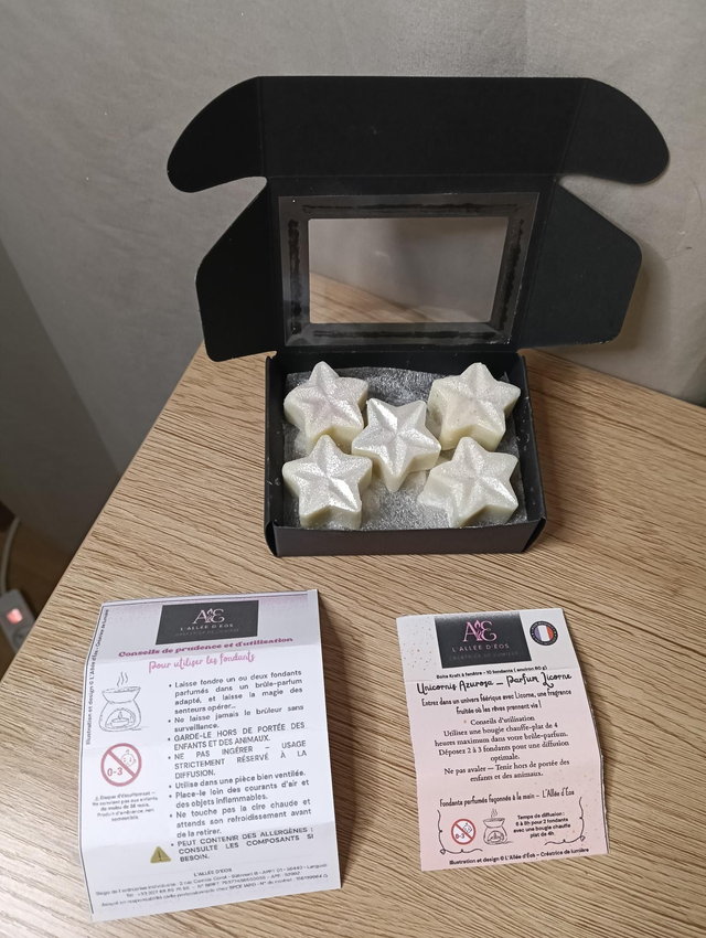 Fondants parfumés Unicornis Azurosa - Parfum Licorne 🦄