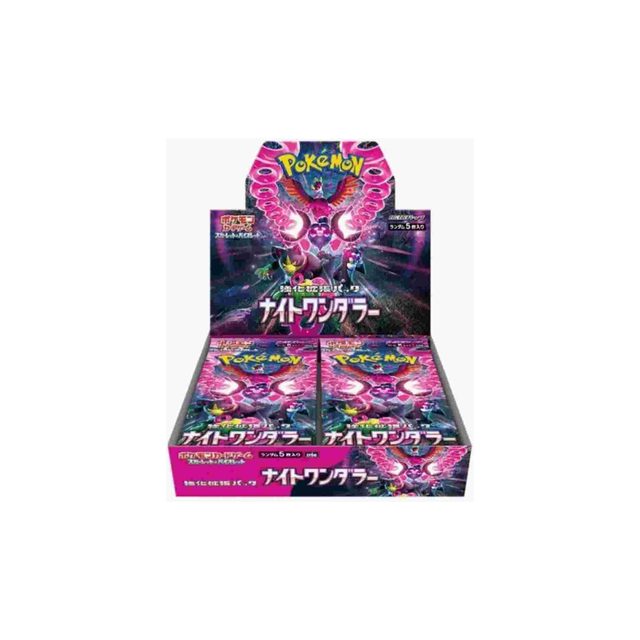 Japanese Booster Box &quot;Night Wanderer&quot; Set sv6a Display - Pokémon Jap 