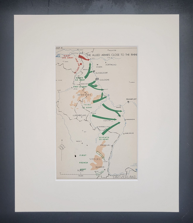 Allied Armies Close to the Rhine
