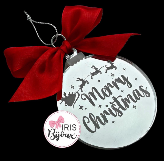 Decorazione natalizia Merry Christmas Slitta 