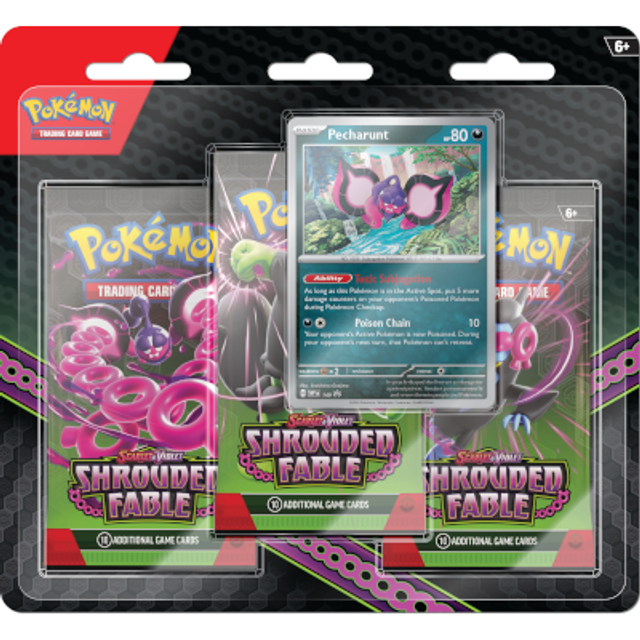 Shrouded Fable 3-Pack Blister (Pecharunt)