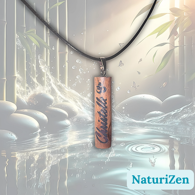 Pendentif Personnalisable en Bois 🌟❤️✨