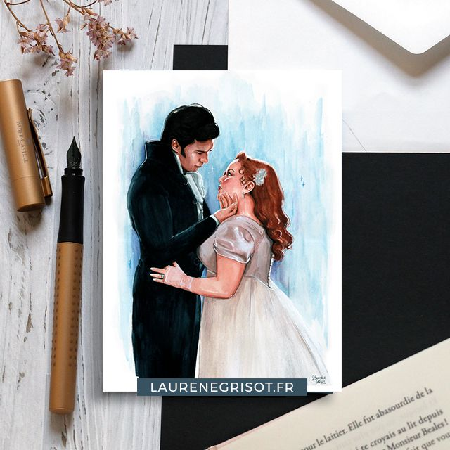 Penelope &amp; Colin Bridgerton (postcard)