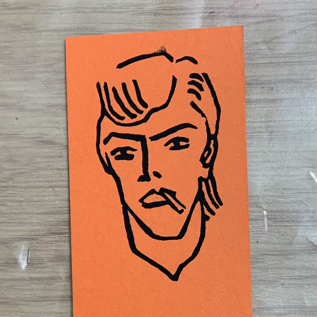 Bowie Bookmark