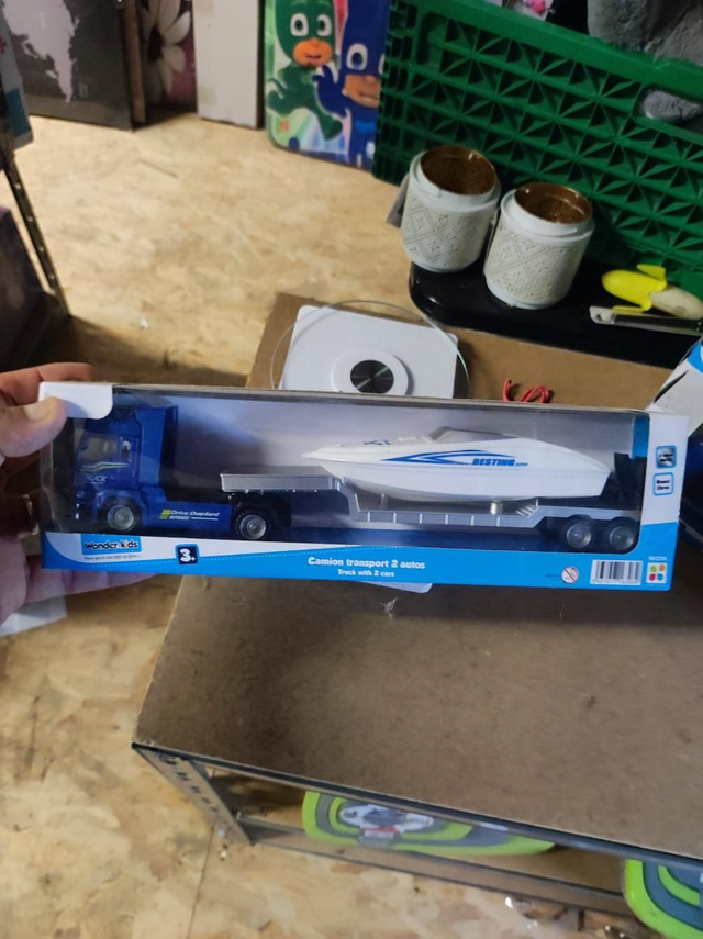 CAMION TRANSPORT BATEAU 