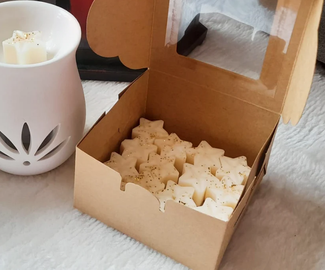 Rilanz Duftsternchen für Duftlampe -Blumiger Meeresduft - WAX MELTS - Brenndauer ca. 3-4 Stunden pro Duftstern