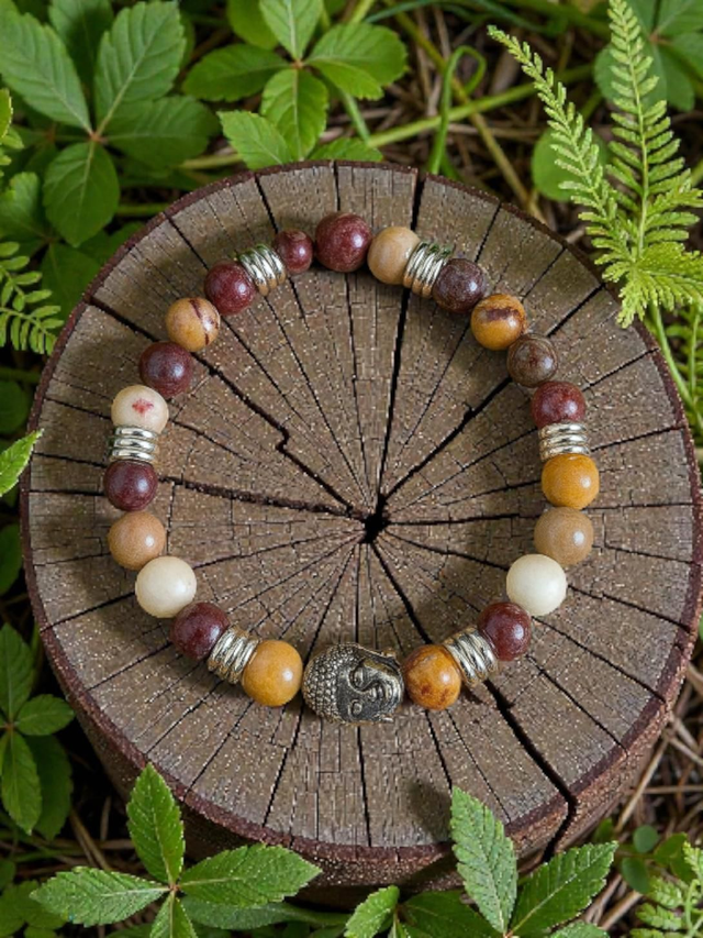 Bracelet Jaspe Mokaite - Force &amp; Harmonie