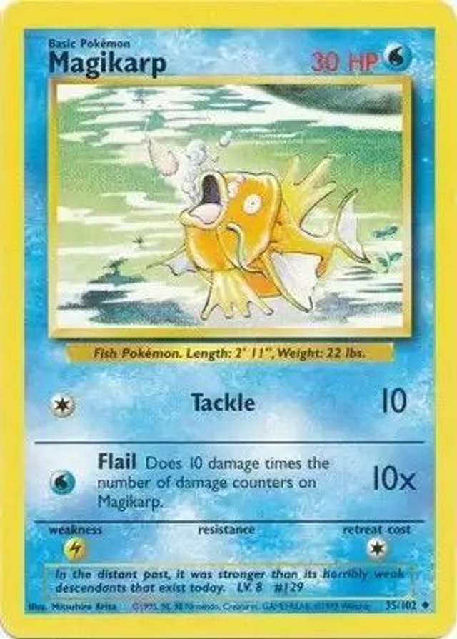 Magikarp - 35/102 (Base Set Unlimited)