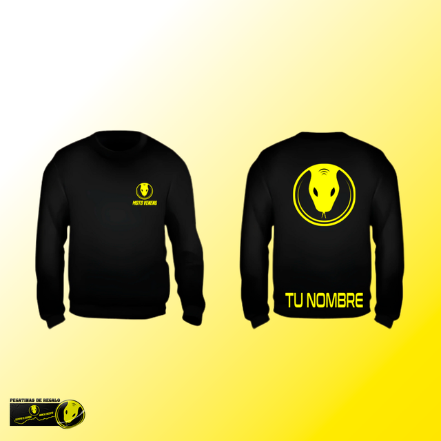 SUDADERA SIN CAPUCHA (Moto Veneno)