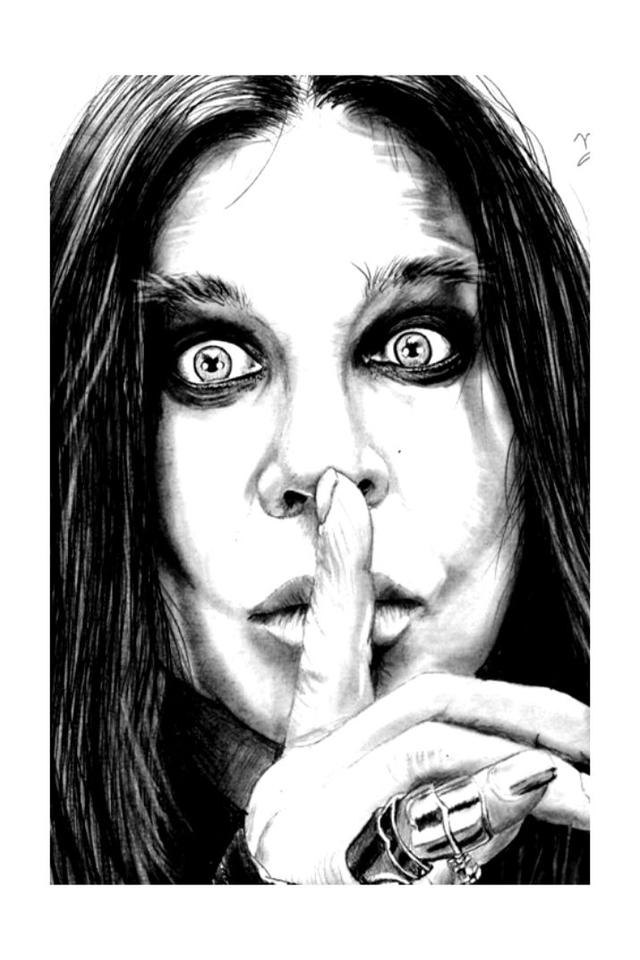 Ozzy Osbourne Music Art Print