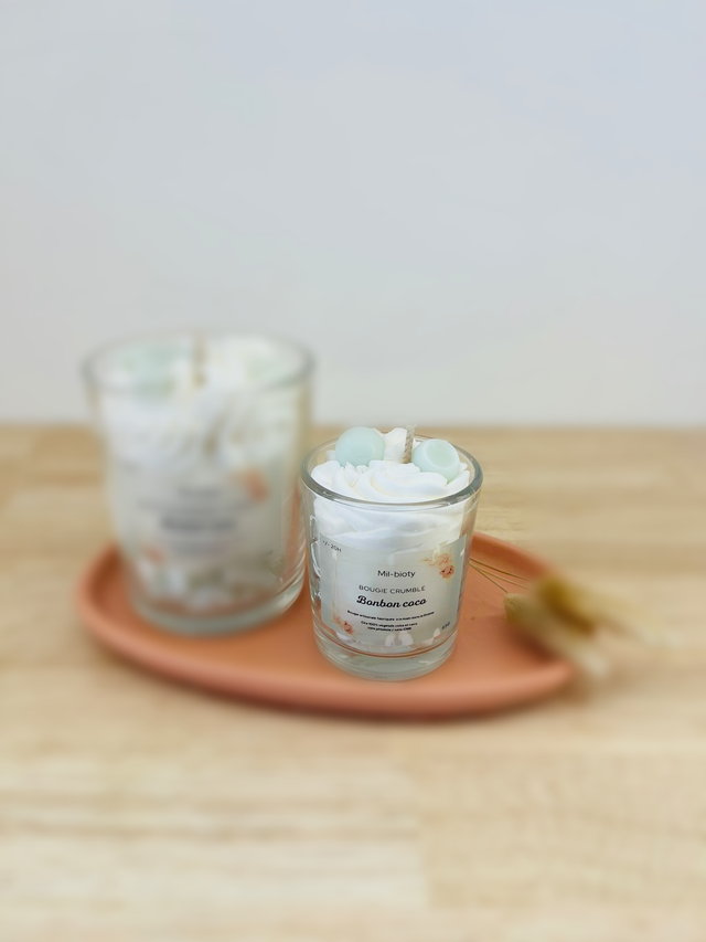 Bougie gourmande : Bonbon coco