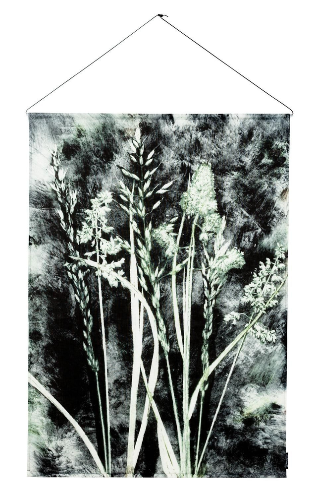 Wandbehang Wildes Gras  graphit