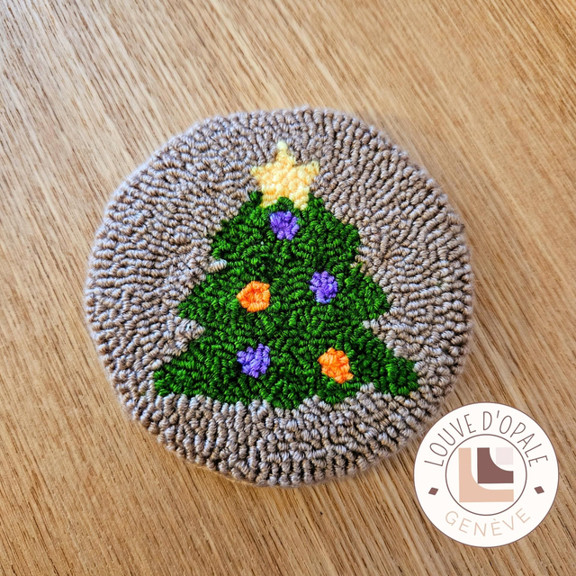 Mug rug - Sapin