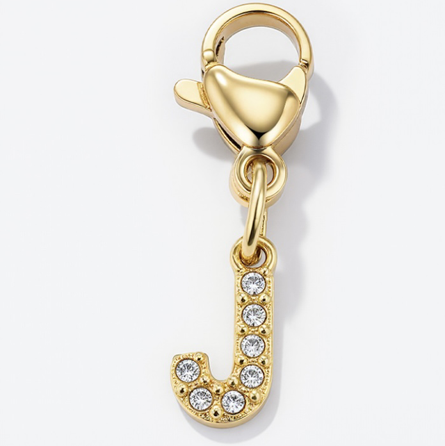 J - Charm lettre 