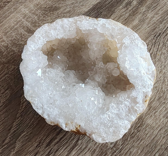 Demi géode Quartz 