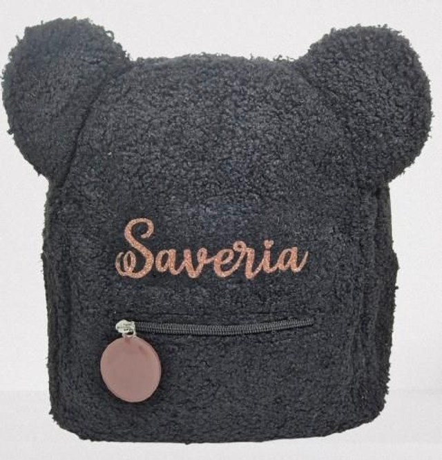 Sac à dos enfant panda personnalisable avec une poche devant et intérieur Imperméable 