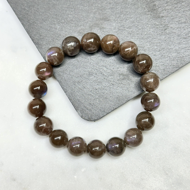 Purple Flash Labradorite Bracelet 