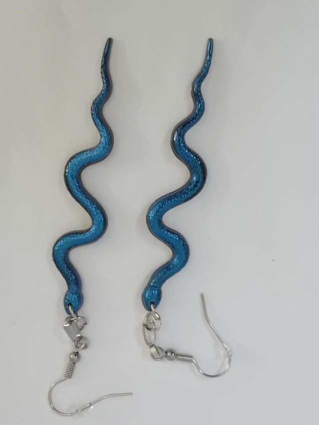 Boucles d oreilles serpent 