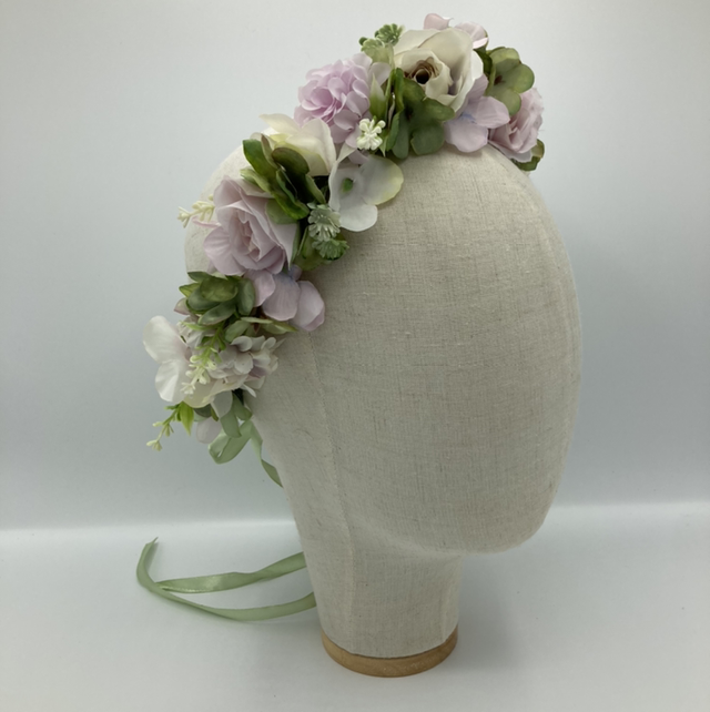 C-26 Faux Flower Crown 