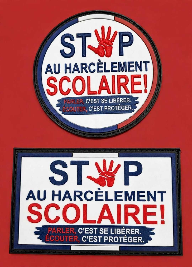 Patch PVC – Harcèlement Scolaire
