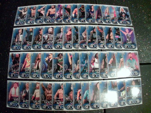Smackdown Live Slam Attax Live Original Trading Card Full Set 146 To 197